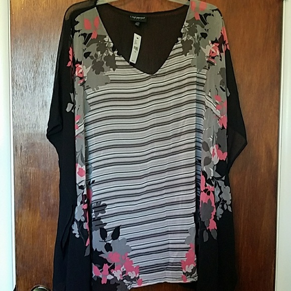 Lane Bryant Tops - Lane Bryant Sheer Top
